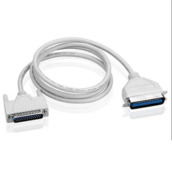 CABLE DB25 MALE PRINTER PARALLEL CABLE 1.5MTR