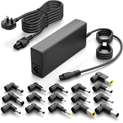 CHARGER LAPTOP ADAPTER 1.7mm 2.5mm 3mm 5mm & USB PIN para HP, Lenovo, Acer, Asus, Dell, Toshiba