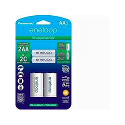 RECARREGAVEL BATERIA AA 1.5V PANASONIC ENELOOP - PACK OF 2