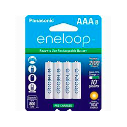 RECARREGAVEL BATERIA AAA 1.5V PANASONIC ENELOOP - PACK OF 2