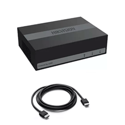 HIKV DVR DS-E04HGHI-B COM DISCO SSD DE 330GB EMBUTIDO