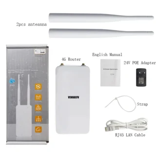 OUTDOOR LTE ROUTER FOR IP CAMERAS WITH TWO POE PORTS