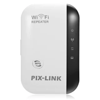 PIX-LINK WIRELESS-N WIFI REPEATER PRO SIGNAL / EXTENDER / ENHANCER LV-WR03