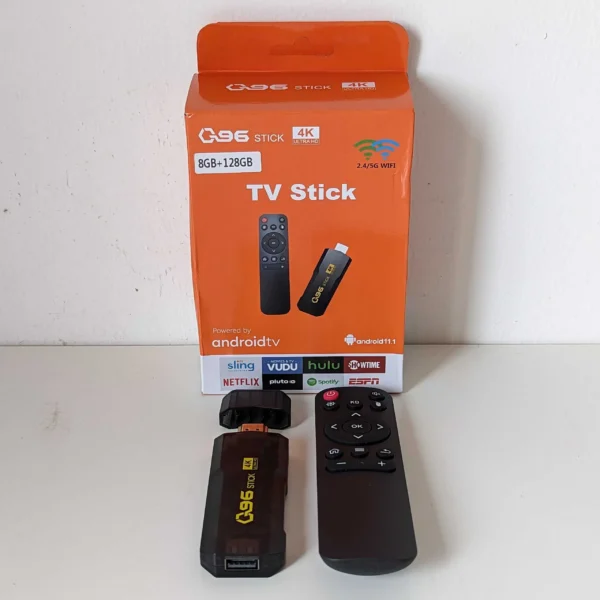 Q96 ANDROID TV STICK 4K ULTRA HD 16GB+256GB 2.4/5G WFI - Image 2