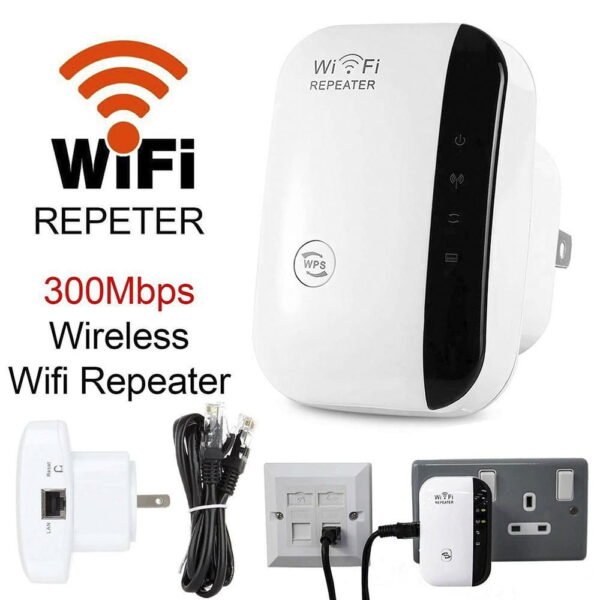 PIX-LINK WIRELESS-N WIFI REPEATER PRO SIGNAL / EXTENDER / ENHANCER LV-WR03 - Image 2